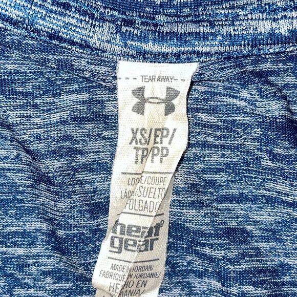 Under Armour Women's Top Blue VNeck XS - Picture 3 of 3